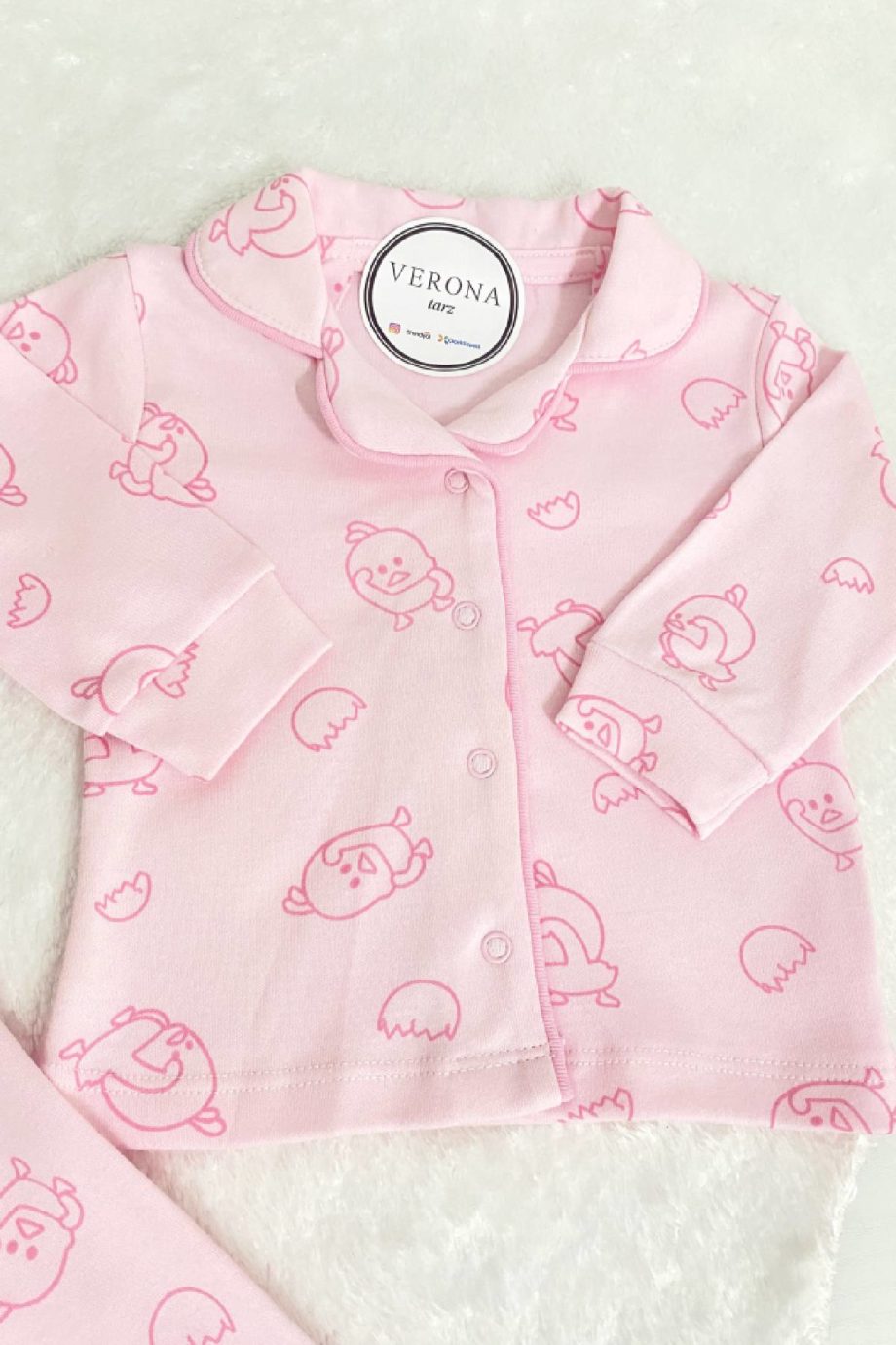 Kız Bebek Lüx Pijama Takımı - Görsel 3