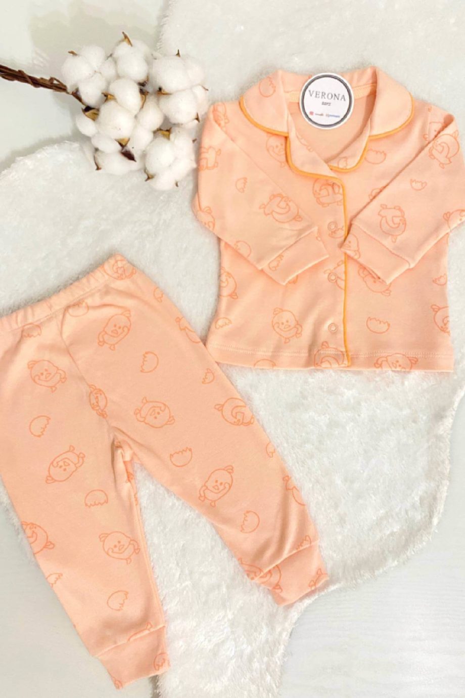 Kız Bebek Lüx Pijama Takımı - Görsel 8