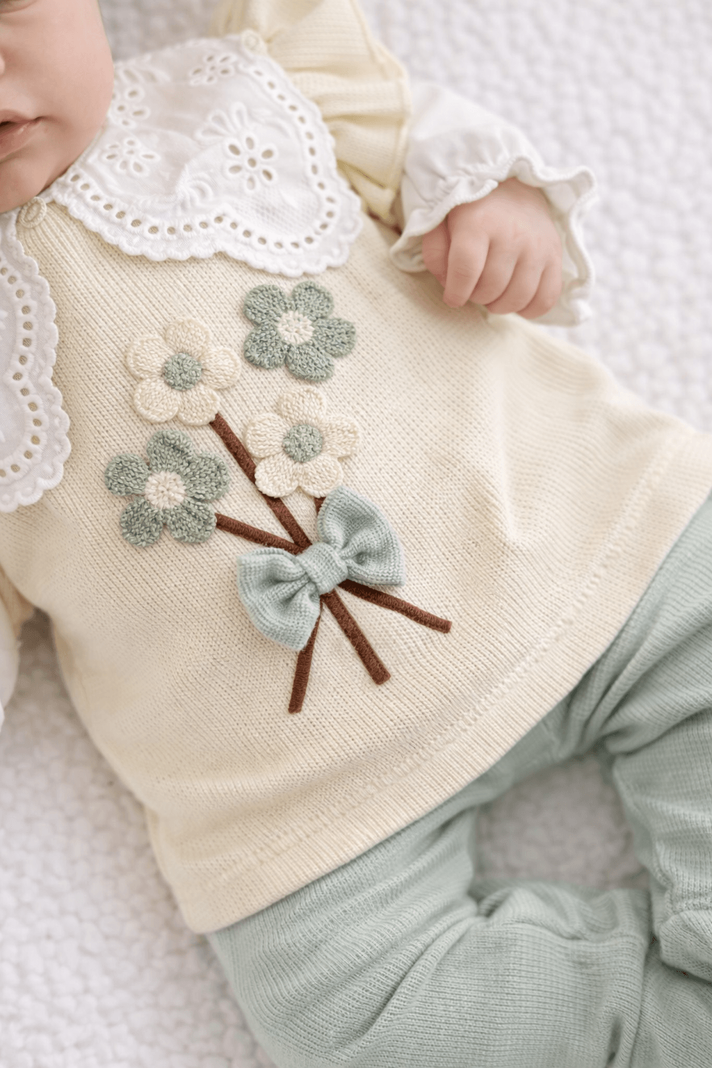 10lu Hastane Çıkış seti Kutulu kız bebek çiçekli